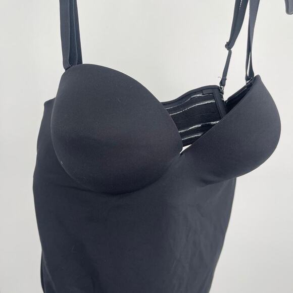 Cacique NWT Bodysuit Bra Bodyshaper Black 40D - Picture 8 of 11